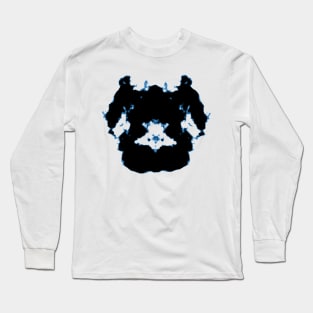 Rorschach inkblot Turkey bird Long Sleeve T-Shirt